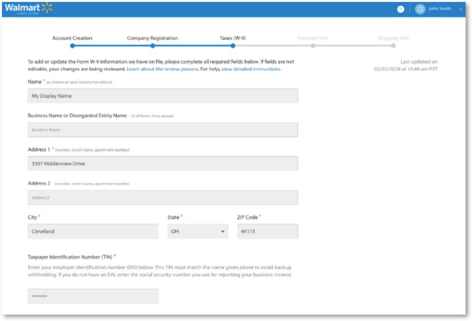 walmart registration online