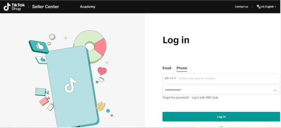 Login to tiktok shop seller center