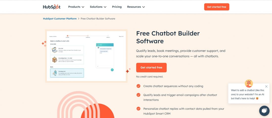 HubSpot Chatbot